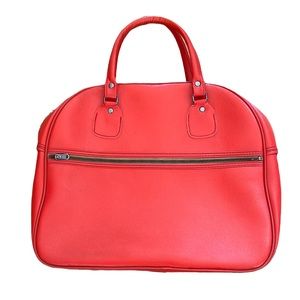 Vintage Retro Travel Bag~Dark Orange~Mod~Groovy 70s~MCM Luggage